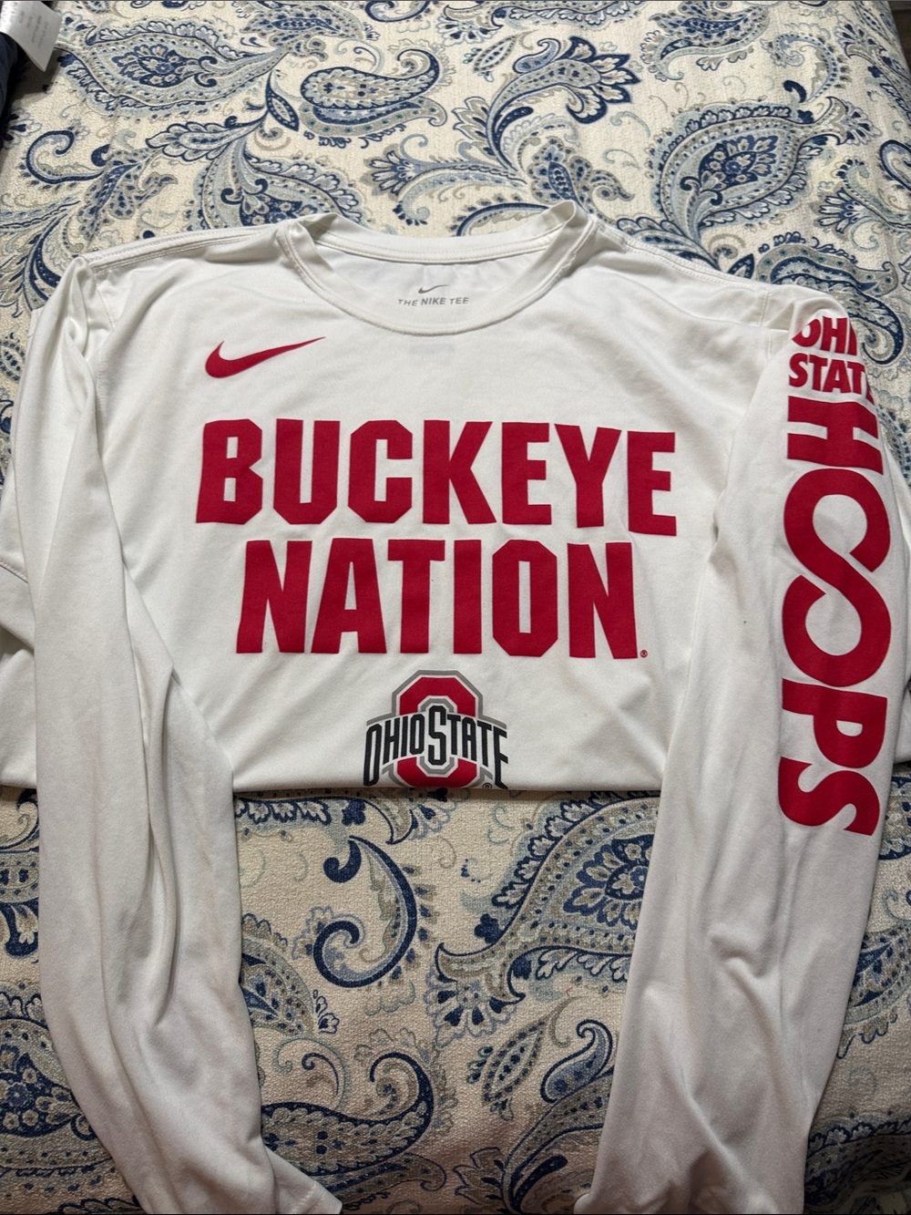 Men’s NWOT NIKE Ohio State Ling sleeved T-shirt